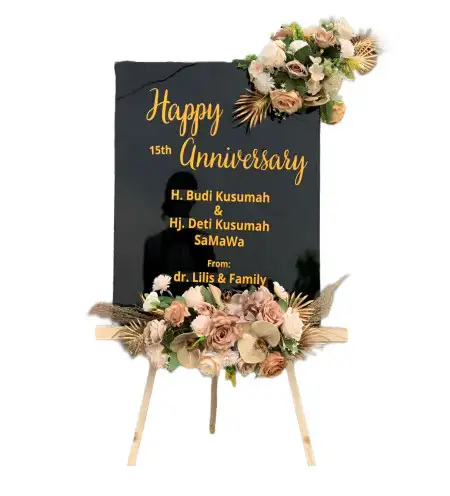 Papan Bunga Akrilik Glempang