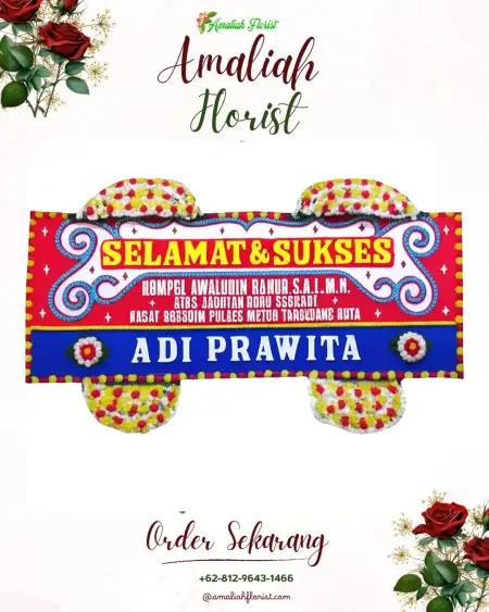 Papan Bunga Ucapan Selamat Glempang