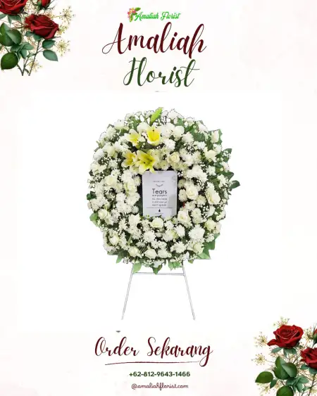 Krans Bunga Duka Glempang